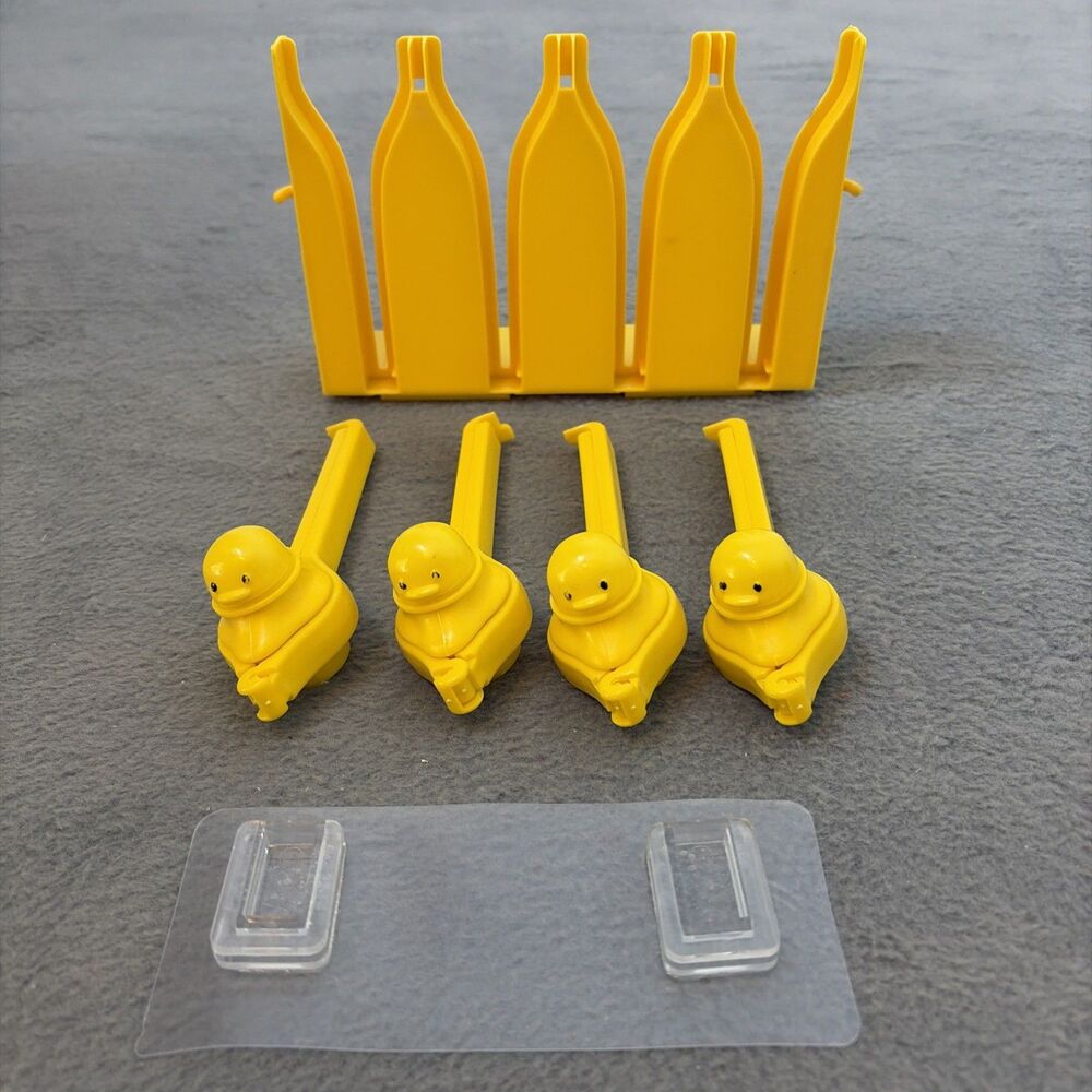 New Yellow Rack and Duck Clips for Storage Seasoning